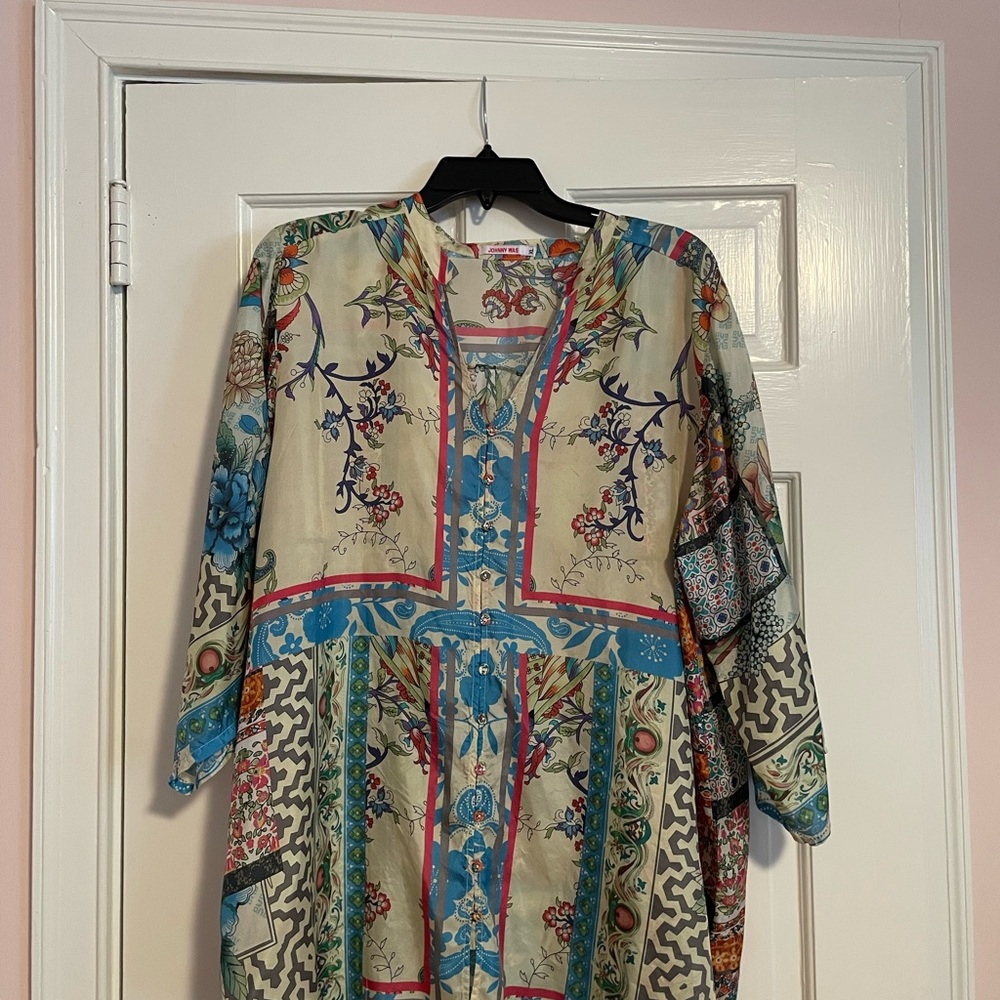 Floral Tunic Top - Johnny Was